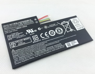 Replacement Acer Iconia Tab A1-A810 A1 AC13F8L AC13F3L 1ICP5/60/80-2 Tablet Battery 