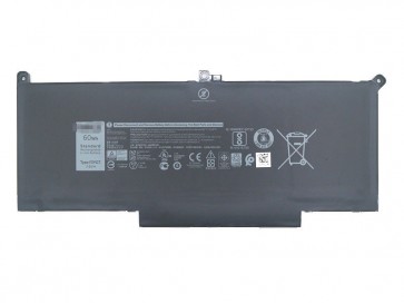 Replacement Dell Laitutde 7280 7480 2X39G DM6WC F3YGT 60Wh Laptop Battery 