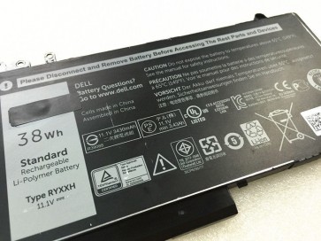 Replacement battery for Dell Latitude 12 5000 E5450 E5550 E5250 RYXXH 38wh 