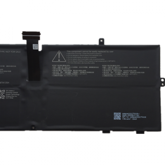 Replacement Microsoft Surface Laptop Go 1943 916TA135H DYNZ02 Battery