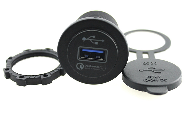 Qualcomm quick charge QC 2.0 Car Charger fast charge CE certification waterproof single hole USB Port  car charger