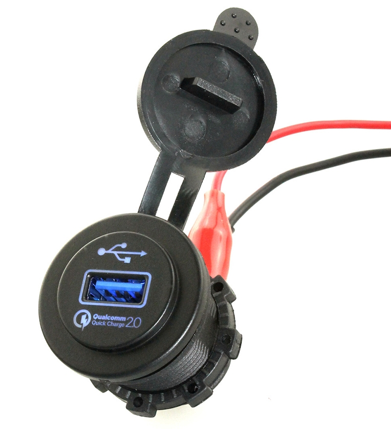 Qualcomm quick charge QC 2.0 Car Charger fast charge CE certification waterproof single hole USB Port  car charger