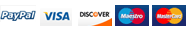PayPal, Mastercard, Visa, Discover PayPal payment system supports Mastercard, Visa, Discover